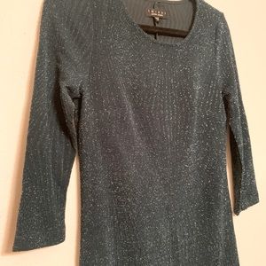 Dark green winter formal dress